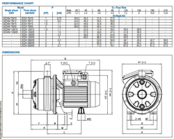 Ebara 2CDX 120/15 - 3x400V - 50Hz