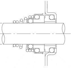 Ebara sealkit DWC serie Kool-Keramiek-EPDM