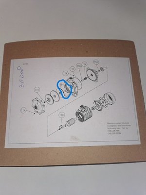 Ebara pakking CDA 0,75 1 kw