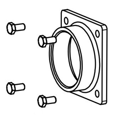 Pahlen P2000 flens R2,5" SPA incl. schroeven