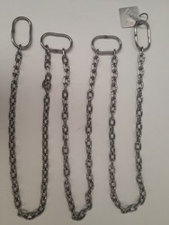 RVS316 Hijsketting, 2 meter, 200 kg, incl. certificaat