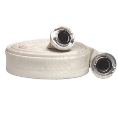 3" 75mm Plat oprolbare slang met 2x Storz NA81, 25 mtr.