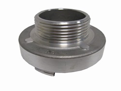 Storz koppeling NA66 x 1¼" uitw. draad aluminium