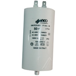 Condensator 40µF 9cm ø 45mm stekker